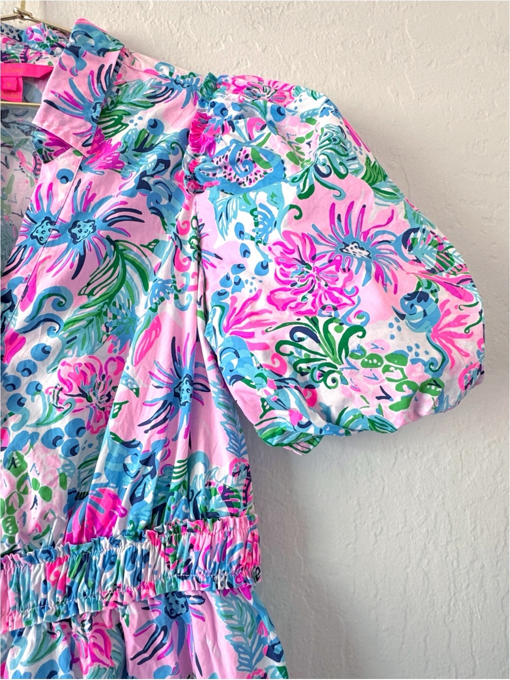 Lilly Pulitzer Tassie Midi Dress in Mandevilla Baby Paradise Petals 6 - Picture 4 of 11